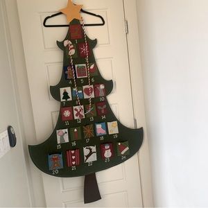 Extra Large Christmas Tree Advent Calendar NWT